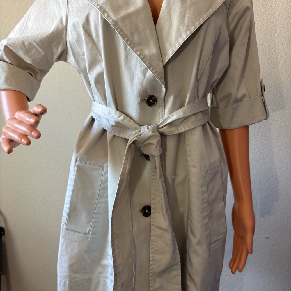 CAbi Light Tan Trench Coat - Picture 1 of 3
